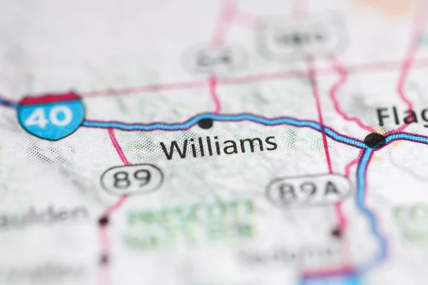 Williams Geografisk Karta Över Usa — Stockfoto