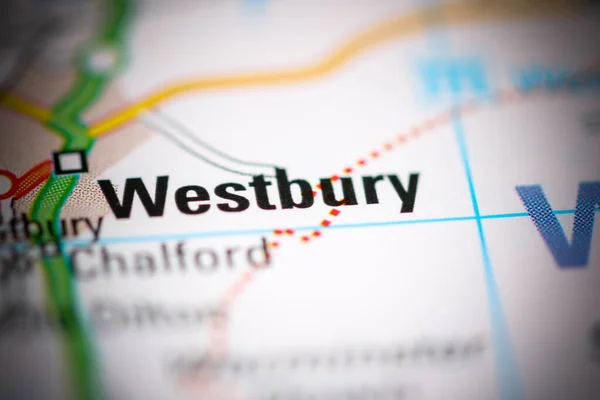 Westbury Reino Unido Mapa Geográfico — Foto de Stock