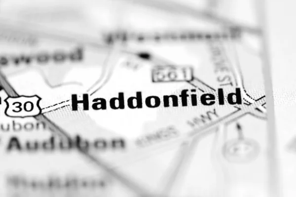 米国の地理地図上のハドンドンフィールド — ストック写真
