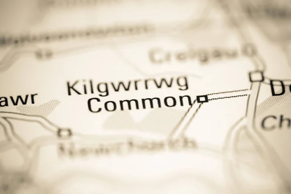 キルグルワグ共通 地理地図上のイギリス — ストック写真