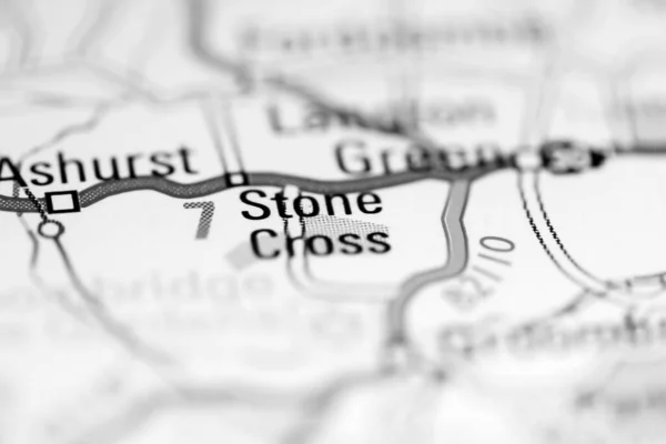ストーン クロス 地理地図上のイギリス — ストック写真