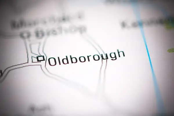 Oldborough Reino Unido Sobre Mapa Geografia — Fotografia de Stock