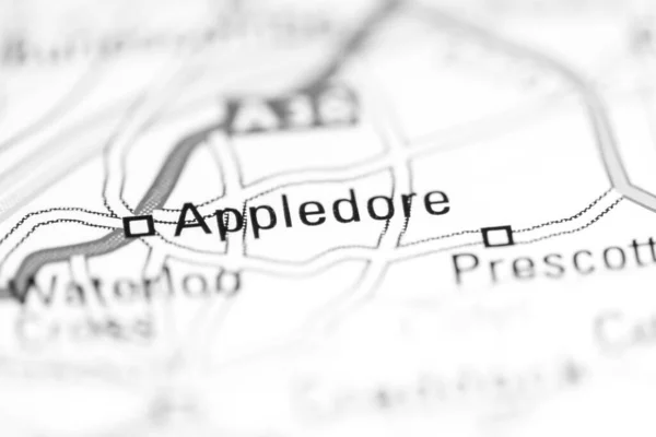 Апплдор Велика Британія Географічній Карті — стокове фото