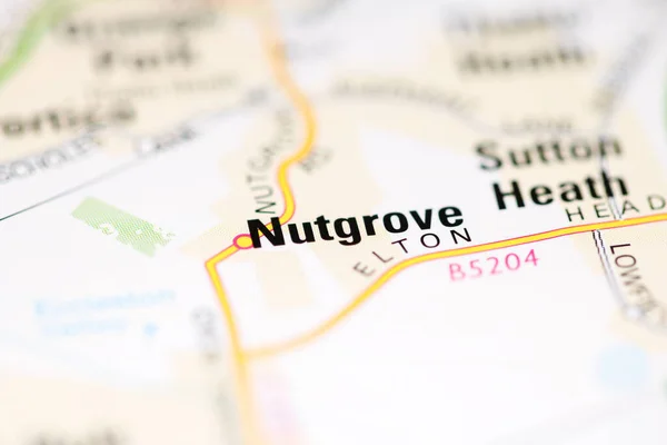 Nutgrove on a geographical map of UK
