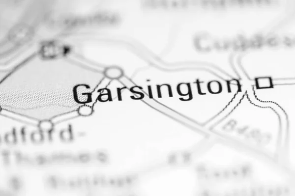 Garsington Regno Unito Una Carta Geografica — Foto Stock