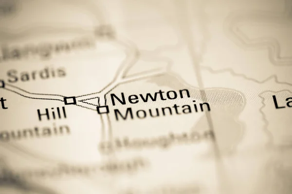 ニュートン マウンテン 地理地図上のイギリス — ストック写真