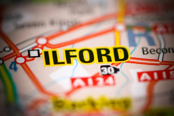 Ilford United Kingdom Geography Map — Stock Photo, Image