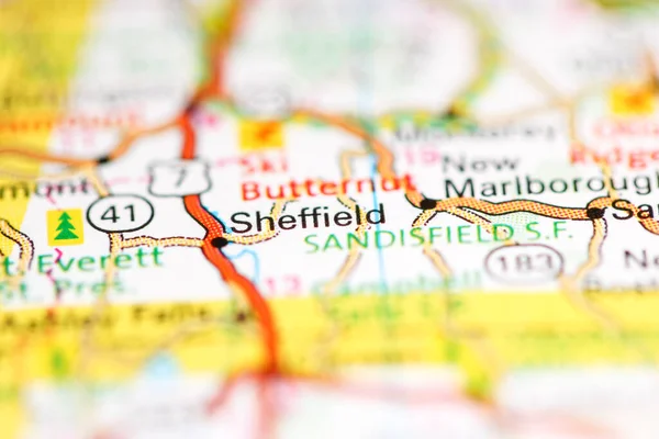 Sheffield Massachusetts Usa Geography Map — Stock Photo, Image