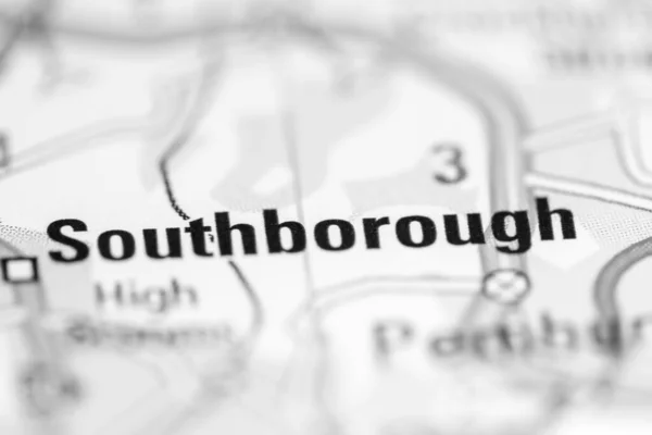Southborough Zjednoczone Królestwo Mapie Geograficznej — Zdjęcie stockowe