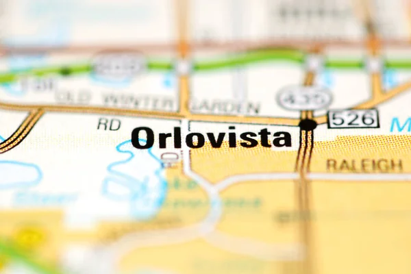 Orlovista on a geographical map of USA
