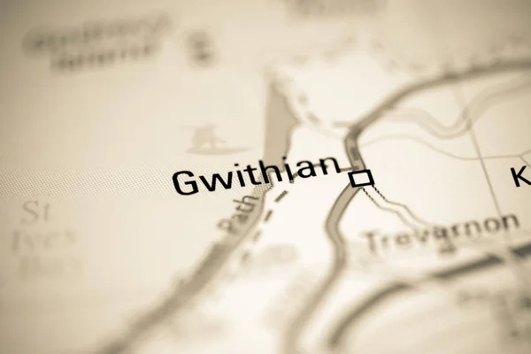 ゲティアムだ 地理地図上のイギリス — ストック写真