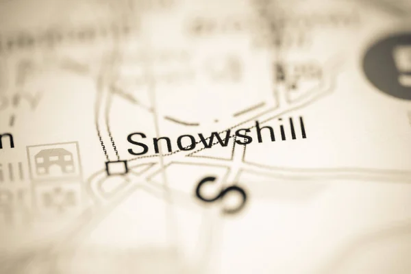Snowshill Reino Unido Mapa Geográfico — Foto de Stock