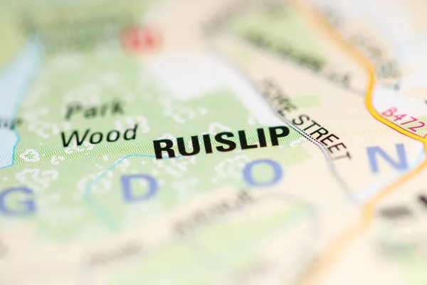 Ruislip Χάρτη Του Ηνωμένου Βασιλείου — Φωτογραφία Αρχείου