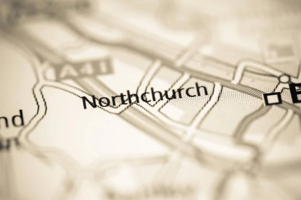 Northchurch Reino Unido Sobre Mapa Geografia — Fotografia de Stock