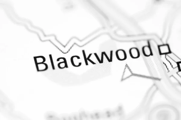 Blackwood Географічній Карті Великої Британії — стокове фото