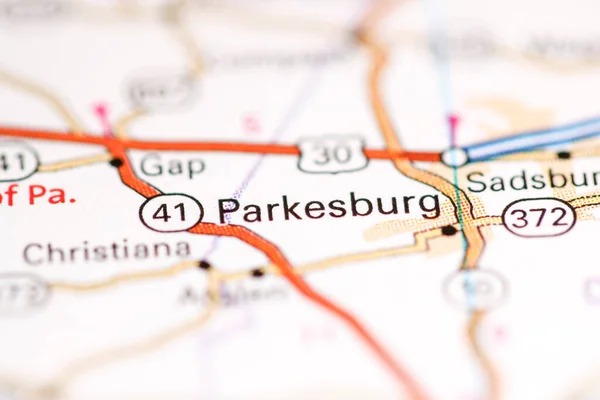 Parkesburg Pennsylvania Usa Geografisk Karta — Stockfoto