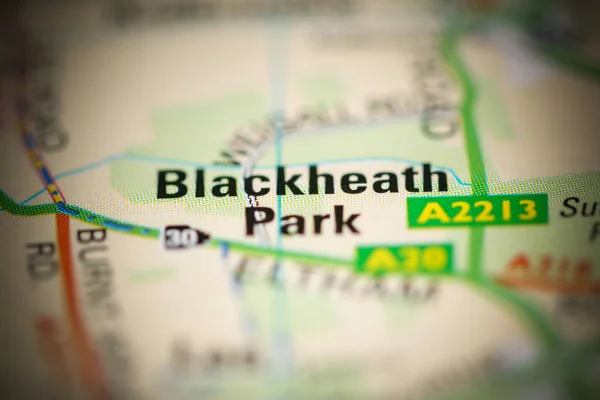Blackheath Park on a map of the United Kingdom