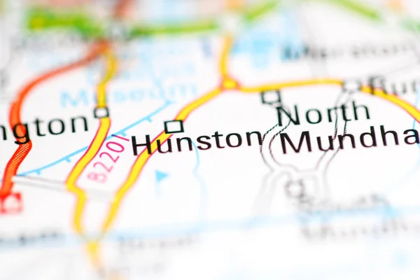 Huntson United Kingdom Geographical Map — 图库照片