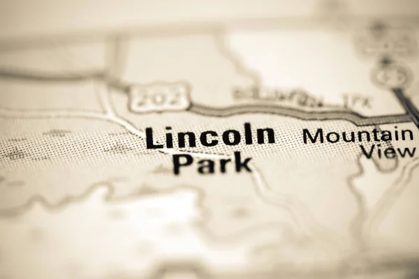 Lincoln Park on a geographical map of USA