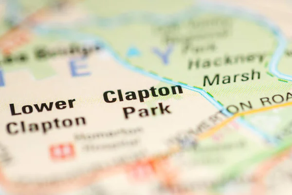 Clapton Park on a map of the United Kingdom