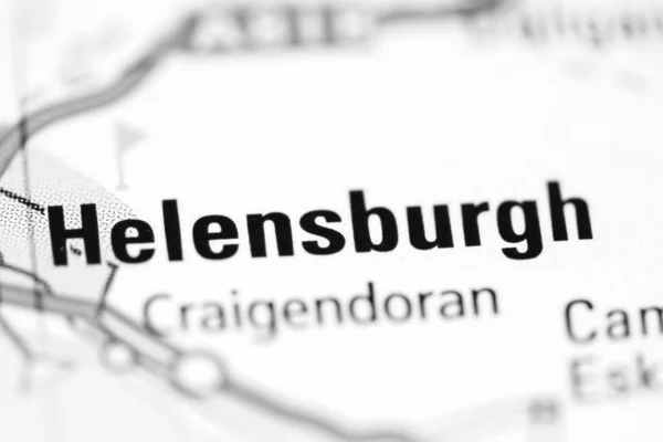 Helensburgh Una Mappa Geografica Del Regno Unito — Foto Stock