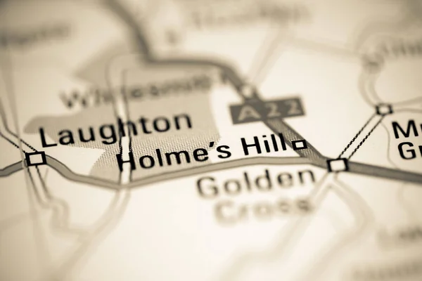 ホームの丘だ 地理地図上のイギリス — ストック写真
