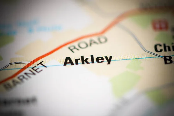 Arkley Карте Великобритании — стоковое фото