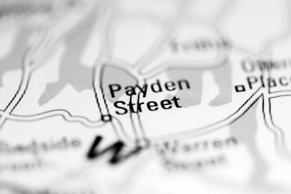 Payden Caddesi Birleşik Krallık Coğrafya Haritasında — Stok fotoğraf