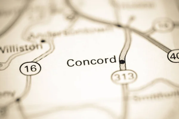 Concordância Maryland Eua Sobre Mapa Geografia — Fotografia de Stock