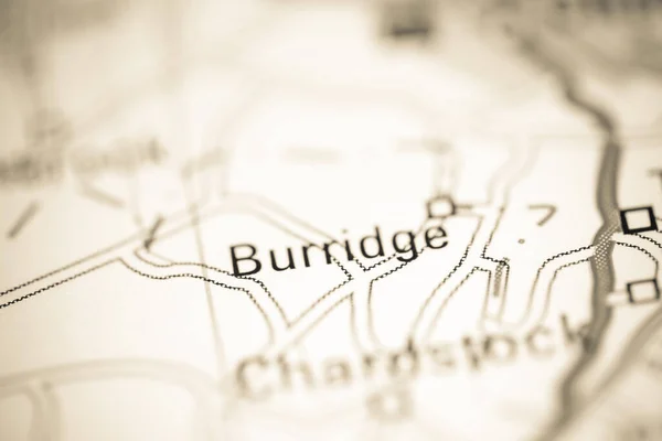 ブリッジだ 地理地図上のイギリス — ストック写真