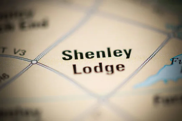 Shenley Lodge Карте Соединенного Королевства — стоковое фото