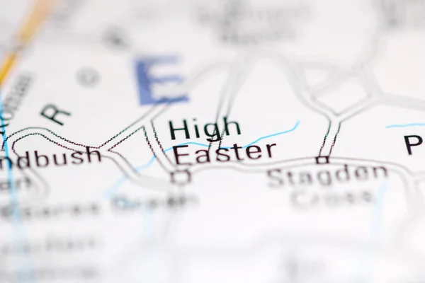 高イースター 地理地図上のイギリス — ストック写真