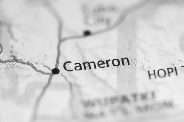 Cameron Mapa Geográfico Estados Unidos —  Fotos de Stock