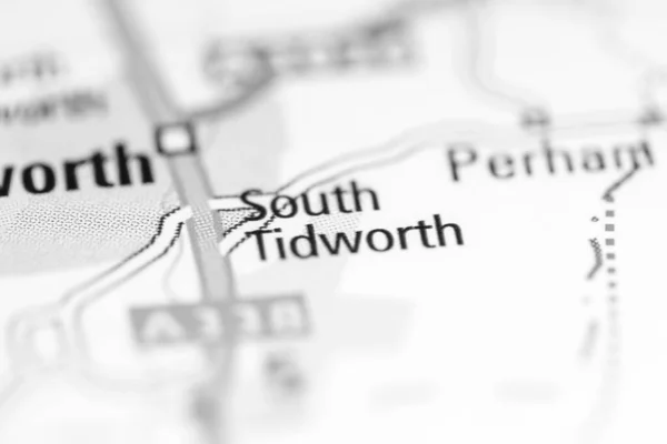 South Tidworth Reino Unido Sobre Mapa Geografia — Fotografia de Stock