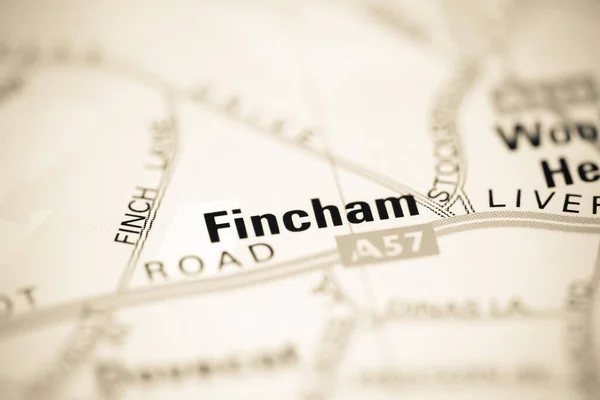 Fincham Geography — 스톡 사진