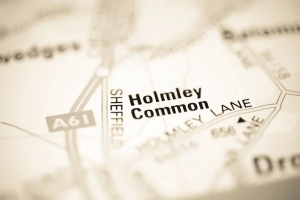 ホームリー英国の地理地図上の一般的な — ストック写真