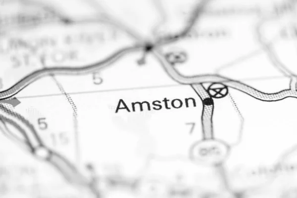 Amston Connecticut Stati Uniti Una Mappa Geografica — Foto Stock