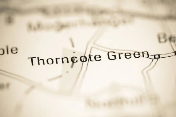 Thoncote Green Regno Unito Una Carta Geografica — Foto Stock