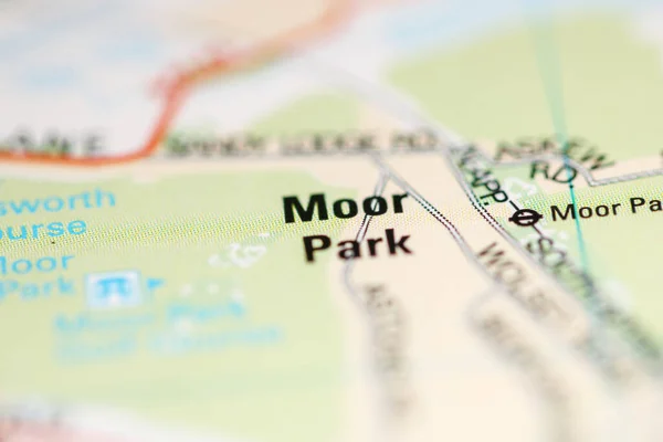 Moor Park on a map of the United Kingdom