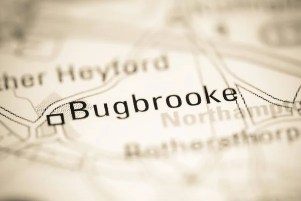 Багбрук Велика Британія Географічній Карті — стокове фото