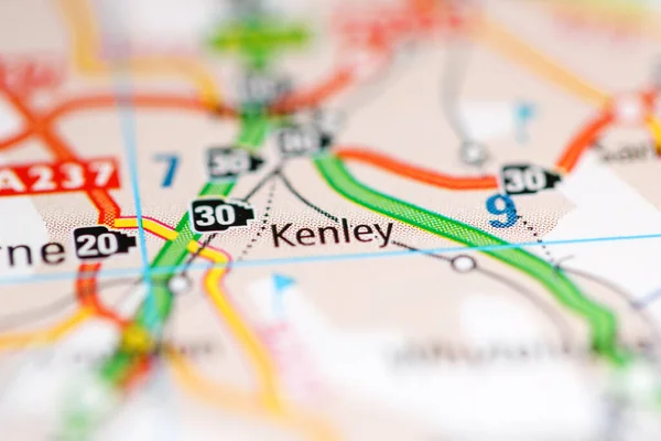 Kenley United Kingdom Geographical Map — 图库照片