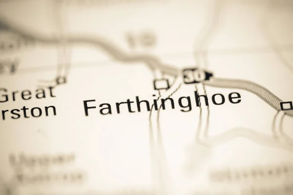 Farthinghoe United Kingdom Geographical Map — 图库照片