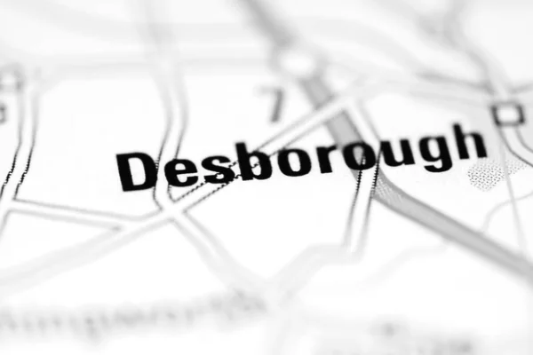 Desborough Una Mappa Geografica Del Regno Unito — Foto Stock