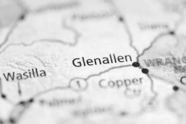 Glenallen on a geographical map of USA