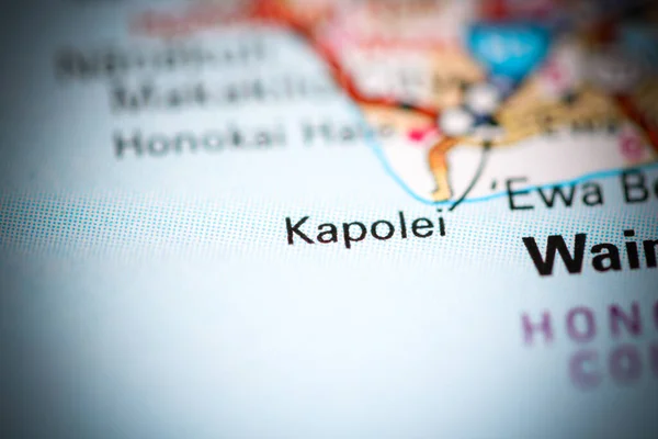Kapolei. Hawaii. USA on a geography map
