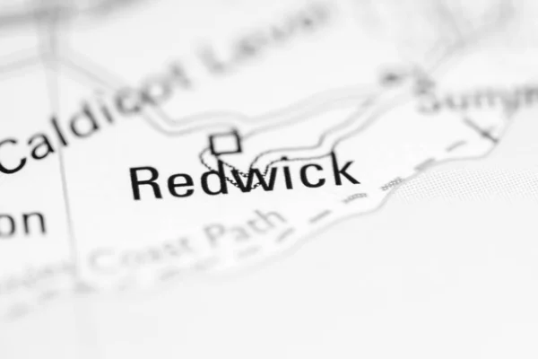 Redwick Reino Unido Sobre Mapa Geografia — Fotografia de Stock