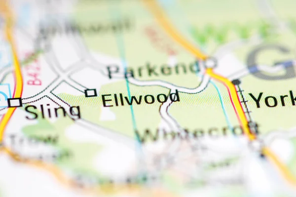 Ellwood United Kingdom Geography Map — Stock Photo, Image