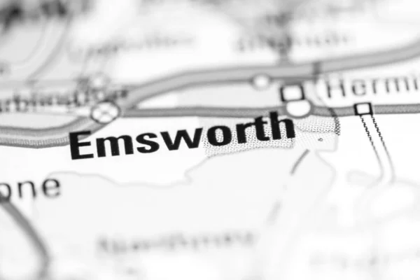 Emsworth Reino Unido Sobre Mapa Geografia — Fotografia de Stock