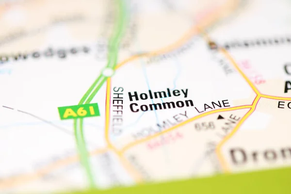 ホームリー英国の地理地図上の一般的な — ストック写真