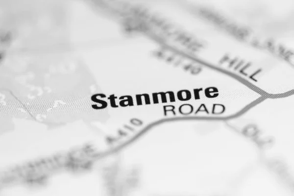 Stanmore Una Mappa Del Regno Unito — Foto Stock